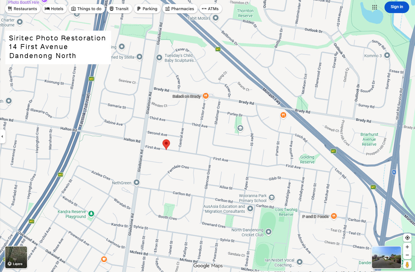 Siritec Photo Restoration location map